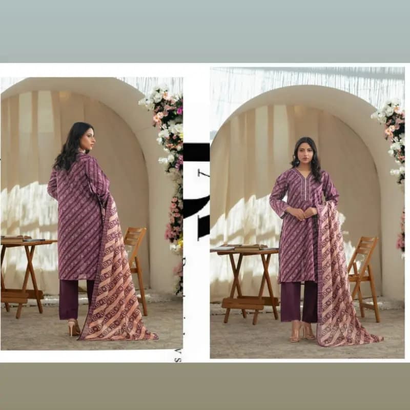 Malaika original lawn 3 pc