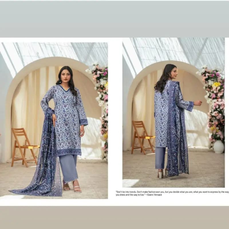 Malaika original lawn 3 pc