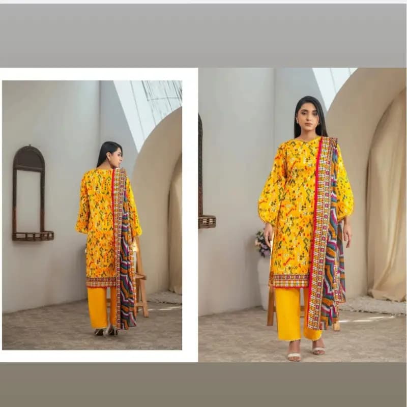 Malaika original lawn 3 pc