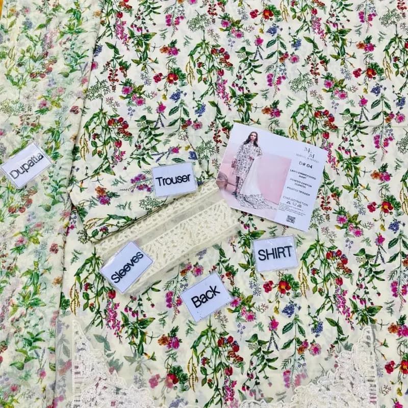 Maria b patches lawn shiffon

duppata