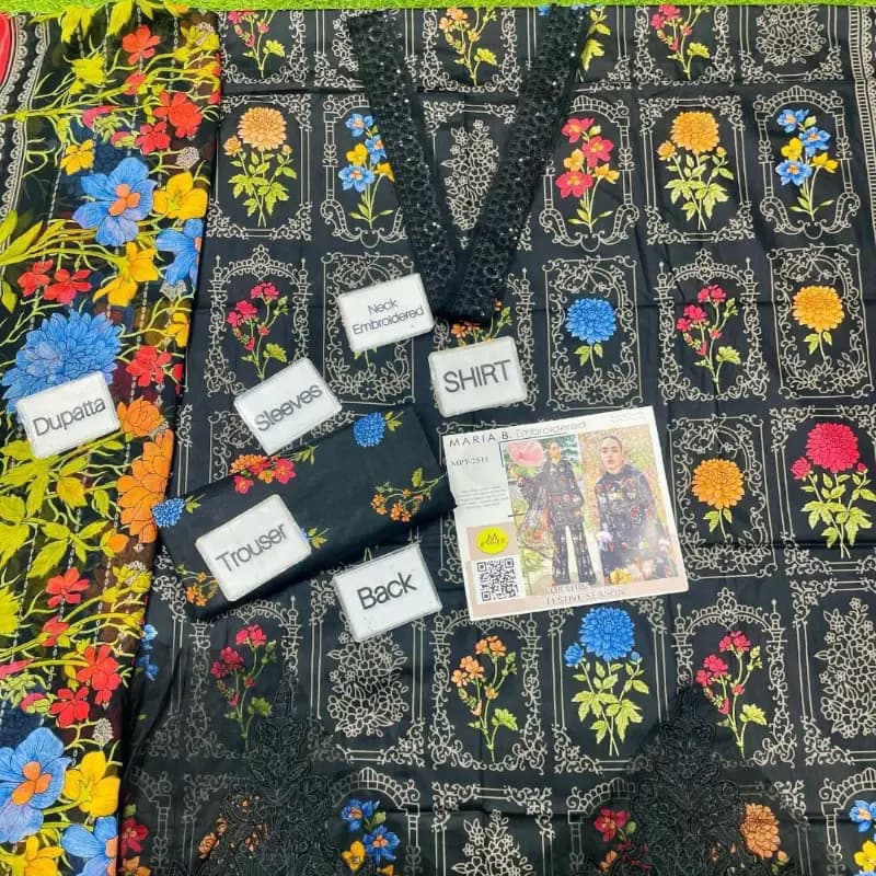 Maria b patches lawn shiffon

duppata